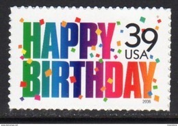 USA 2006 Happy Birthday Greetings Stamp, MNH (SG 4621) - Ungebraucht