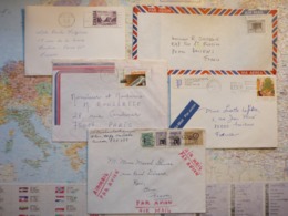 5 Enveloppes  Années 1969-1989 - Otros & Sin Clasificación