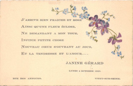 94-VITRY-SUR-SEINE- RUE DES ANNOUES - PETIT POEME DE JANINE GERARD - Vitry Sur Seine