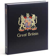 DAVO 4243 Luxus Binder Briefmarkenalbum Großbritannien III - Formato Grande, Sfondo Nero
