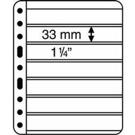 Kunststoffhüllen VARIO PLUS, 7er Einteilung,schwarz, 5er Pack - Sobres Transparentes