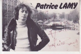 PATRICE LAMY/  AUTOGRAPHE 1979 ORIGINAL - Autogramme