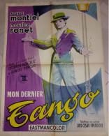 "Mon Dernier Tango" S. Montiel, Maurice Ronet...1962 - Affiche 60x80 - TTB - Afiches & Pósters