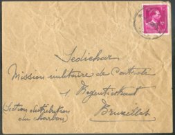 1F50 LEOPOLD III Col Ouvert V-10% Obl. Sc Relais De WOESTEN * Sur Lettre Du 4-9-46 Vers Bruxelles - 14731 - 1946 -10 %