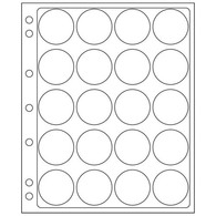 Kunststoffhüllen ENCAP, Für 20 Münzen Mit Einem InnenØ Von 39 Bis 41 Mm - Sobres Transparentes