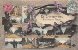 94-CHENNEVIERES-RECEVEZ CES FLEURS -MULTIVUES - Chennevieres Sur Marne