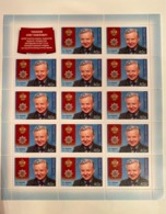 Russia 2019 Sheet Oleg Tabakov Art Film Star Actor Cinema Famous People Medal Award Celebrity Stamps MNH - Feuilles Complètes