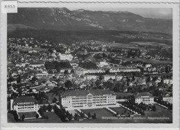 Bürgerspital Der Stadt Solothurn Fliegeraufnahme O. Wyrsch - Rückseite: Geteilt - Gelaufen: Ja - Jahr: 29.8.1949 - Andere & Zonder Classificatie