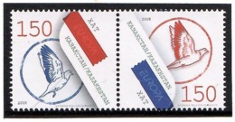 Kazakhstan 2008 . EUROPA 2008. Letters. Pair Of 2v: 150, 150 .  Michel # 616-17 - Kazakistan