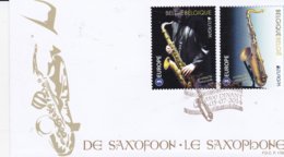 FDC/2014  500JAAR/ANS ADOLPHE SAX - 2011-2014