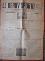 Journal Le Berry Sportif N°92 (2 Oct 1931) Résultats Paris-Contres - - Andere