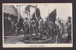 CPA Nouvelle Guinée Papouasie Océanie Cannibale Cannibals Ethnic écrite - Papua Nuova Guinea