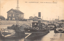 94-ALFORVILLE- TRAIN DE BATEAU A L'ECLUSE - Alfortville