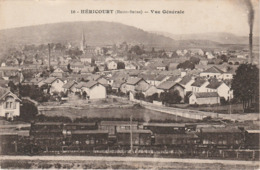 70  HERICOURT   HAUTE SAONE  BELLE CPA  SEPIA  VUE GENERALE - Autres & Non Classés