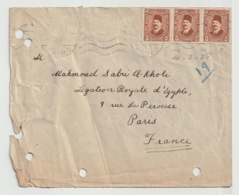 Egypt - 1928 - Registered - To France - Lettres & Documents