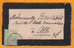 1902 - Enveloppe De Thai Binh, Annam Vers Albi, Tarn, France Via Haiphong, Tonkin - Affrt 15 C Groupe - Briefe U. Dokumente