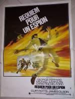 "Requiem Pour Un Espion" J. Pepard, M. Sarrazin...1971 - Affiche 40x53 - TTB - Afiches & Pósters