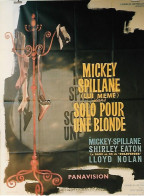 Solo Pour Une Blonde Mckey Spillane, Shirley Eaton...1963 -affiche 120x160 - TTB - Afiches & Pósters