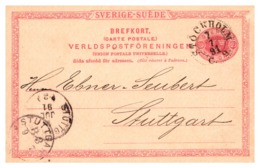 Suède Entiers Postaux - TB - Postal Stationery