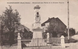 70  MAGNONCOURT    HAUTE SAONE   BELLE CPA  SEPIA  MONUMENT AUX MORTS - Altri & Non Classificati