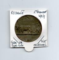 ALBANIE 5 FRANGA ARI 1927 TYPE COIN SCARCE - NOT ORIGINAL - - Albanië