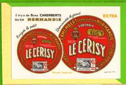 BUVARD & Blotting Paper : Camembert  De Normandie LE CERISY - Produits Laitiers