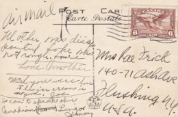 Canada PPC The Harbour Lake Ontario Cobourg Dädalus Stamp (2 Scans) - Briefe U. Dokumente