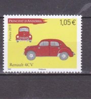 ANDORRE 2019   RENAULT4    MNH** - Unused Stamps
