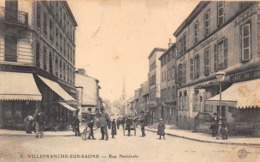 Villefranche Sur Saône      69          Rue Nationale           (voir Scan) - Villefranche-sur-Saone