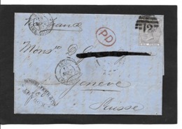 18.9.1862 Six Pence Yvert 19 - Lettres & Documents