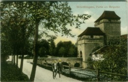 AK GERMANY - Nördlingen / NOERDLINGEN - PARTIE AM BERGERTOR - 1910s (BG5388) - Noerdlingen