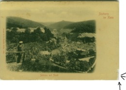 AK GERMANY - STOLBERG IM HARZ - SCHLOSS MIT STADT - EDIT STENGEL & CO. - 1900s (BG5395) - Stolberg (Harz)