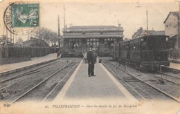 Villefranche Sur Saône      69       Intérieur De La Gare De Chemin De Fer Du Beaujolais        (Décollée Voir Scan) - Villefranche-sur-Saone