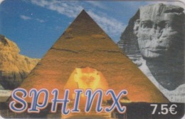 Télécarte Prépayée France - Site EGYPTE - Antiquité - SPHINX & PYRAMIDE - EGYPT Rel Prepaid Phonecard - 229 - Culture