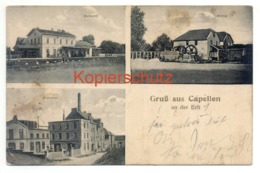 Capellen (Kapellen) An Der Erft 1916, Grevenbroich - Nach Borna ? - Grevenbroich