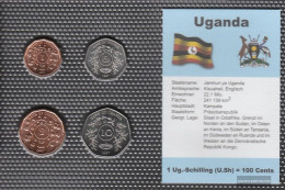 Uganda 1987 Stgl./unzirkuliert Kursmünzen Stgl./unzirkuliert 1987 1 Schilling Until 10 Schilling - Uganda