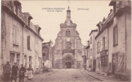 08 - CHATEAU PORCIEN (Ardennes) - Rue De L'église / Animation - Chateau Porcien