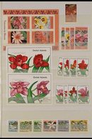 FLOWERS OF THE BRITISH COMMONWEALTH  1980's To Early 1990's NEVER HINGED MINT All Different Stamps (mainly Complete Sets - Sin Clasificación