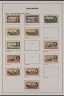 1938-53 USED KGVI DEFINITIVE COLLECTION  A Neatly Presented Collection That Includes 1938-53 Pictorial Definitive Set Of - Ascension