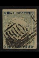 NEW SOUTH WALES  1850 2d Greyish Blue (late Impression), SG 17, Imperf With Two Clear Margins & Just Touching Two, Good  - Autres & Non Classés