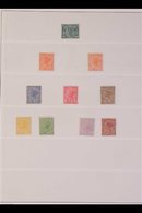 QUEENSLAND  1882 - 1908 Fresh Mint Selection Of "Sideface" Issues Including 1882 1s Lilac, 1890 Perf 12½ Vals To 2s Red  - Sonstige & Ohne Zuordnung