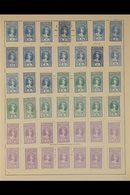 QUEENSLAND  REVENUE STAMPS - IMPRESSED DUTY 1895 Complete Set Of 63 Stamps, 3d To £500, Barefoot 1/63, With Original Gum - Other & Unclassified