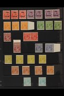 1930-36 MINT KGV "HEADS" COLLECTION.  An Attractive Mint Collection Of Late KGV "Head" Issues Presented On Stock Pages W - Other & Unclassified