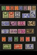 1948-55 VERY FINE MINT COLLECTION OF SETS  Presented On A Stock Page & Includes A Complete Run From The 1948 GB Surcharg - Bahrain (...-1965)