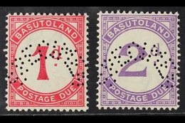 POSTAGE DUES  1933 1d And 2d Perforated "Specimen", SG D1s/2s, Very Fine Mint. (2 Stamps) For More Images, Please Visit  - Sonstige & Ohne Zuordnung