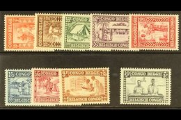 BELGIAN CONGO  1930 Congo Natives Protection Fund Set, COB 150/158, Fine Never Hinged Mint. (9 Stamps) For More Images,  - Otros & Sin Clasificación