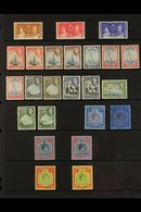 1937-52 KGVI MINT COLLECTION  Presented On A Pair Of Stock Pages & Includes A Highly Compete "Basic" KGVI Mint Collectio - Bermuda