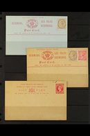 POSTAL STATIONERY  1880-1903 QV CARD, WRAPPER & CUT-OUT USED & UNUSED COLLECTION That Includes An All Different Range Wi - Bermuda