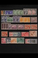 1937-52 VERY FINE MINT KGVI COLLECTION  Definitives With Most Shades And Perf Changes, Incl. Both $2 & Three $3 And All  - Guayana Británica (...-1966)