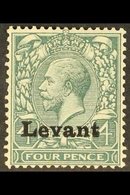 SALONICA FIELD OFFICE  1916 4d Grey Green, "Levant" Overprinted, SG S5, Fine Mint For More Images, Please Visit Http://w - Britisch-Levant